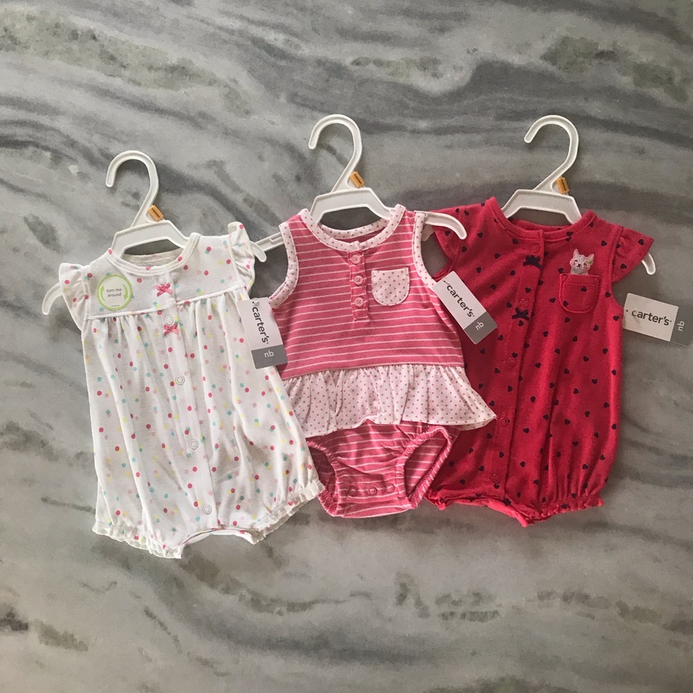 NWT Carter’s Newborn Onsies